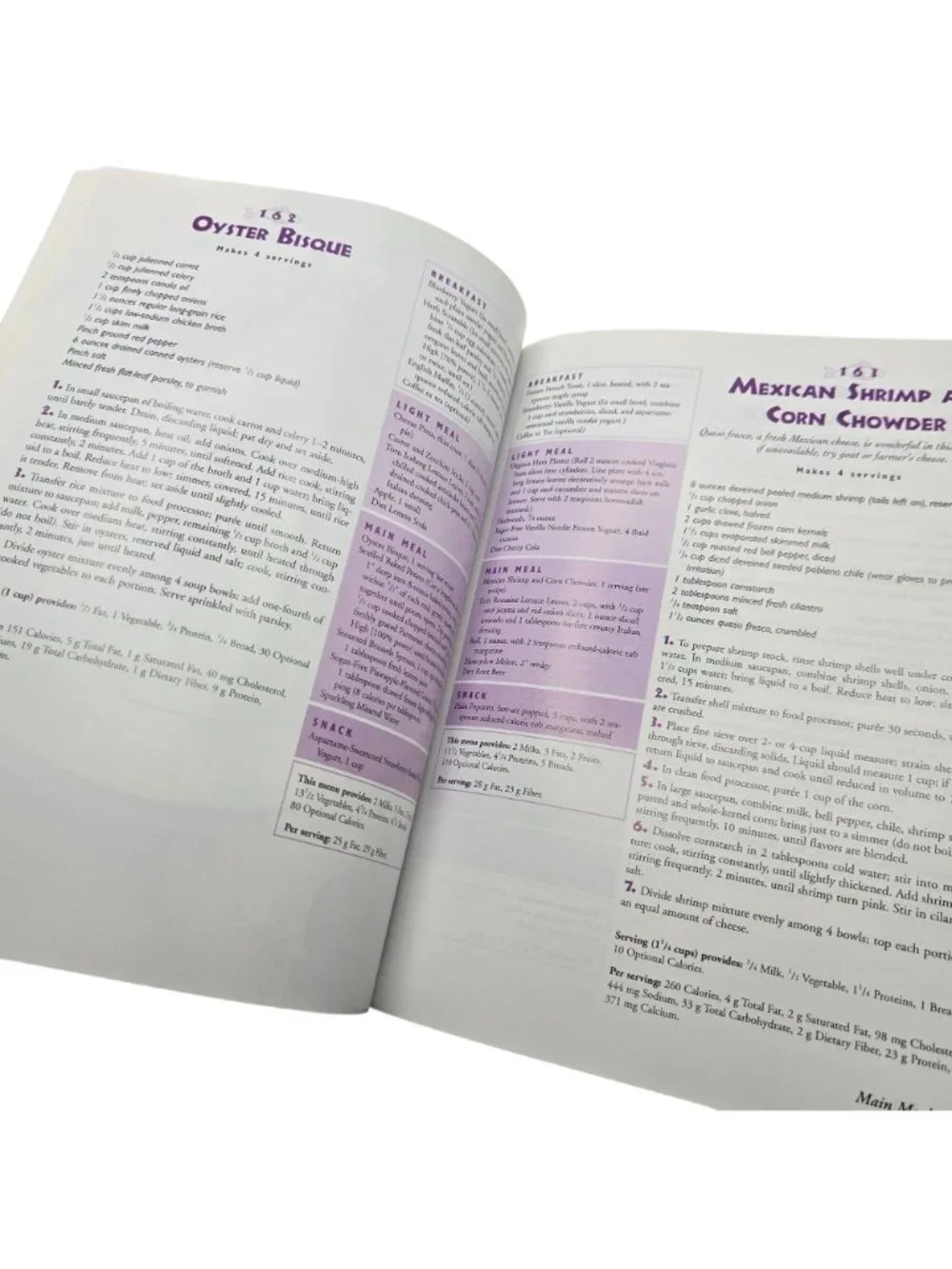 Weight Watchers New 365-Day Menu Cookbook Hardcover 1996 Complete Meal Planning